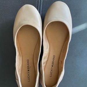 Beige Ballet Flats